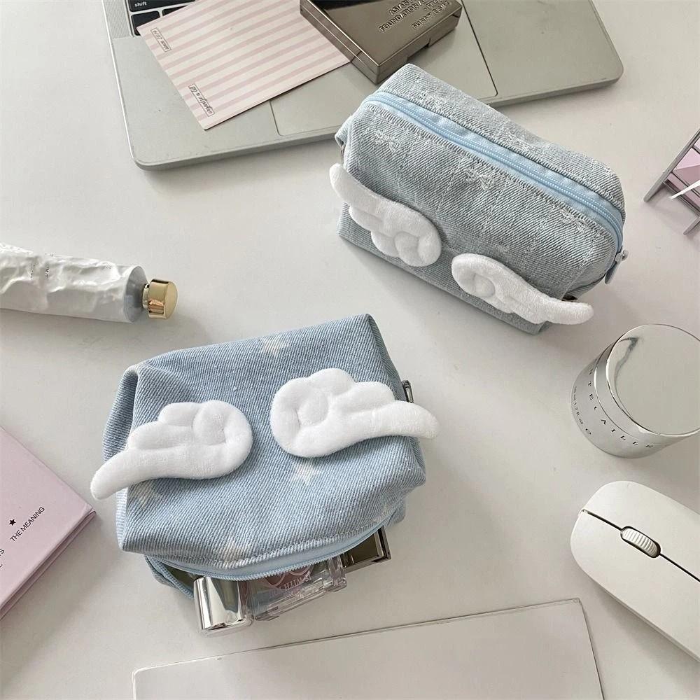 Y2k Korean Style Storage Bag Desktop Storage Cloth Stationery Bag  Stationery Supplie