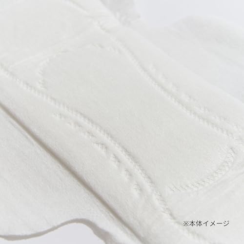 limerime Bamboo Sanitary Pads (Absorbent Pads) 10-Pack, Daytime, 24cm, with Wings [Bio Nap], Natural Materials, Gentle on Skin, Antibacterial, Anti-Od