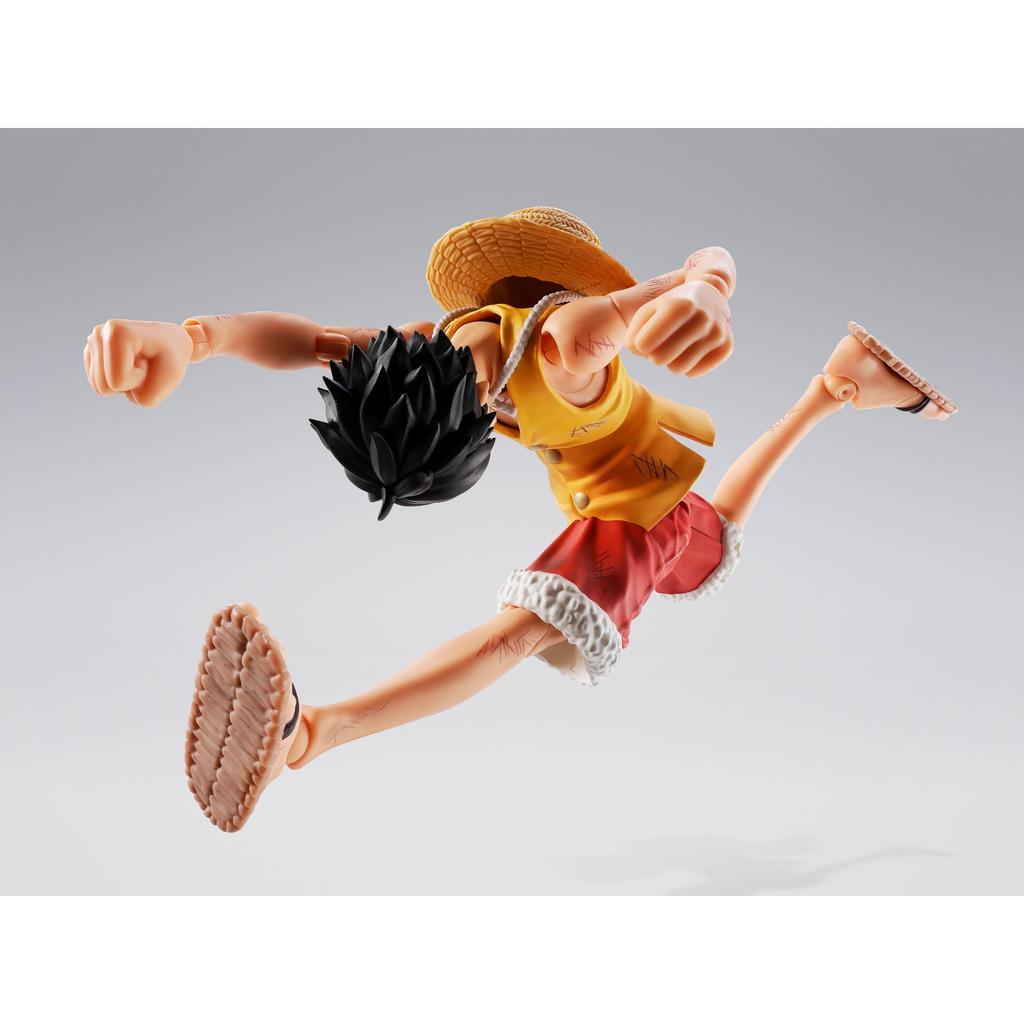 TAMASHII NATIONS S.H.Figuarts ONE PIECE Monkey D. Luffy - Marineford Summit Battle - Approximately 145mm PVC & ABS Painted Movable Figure