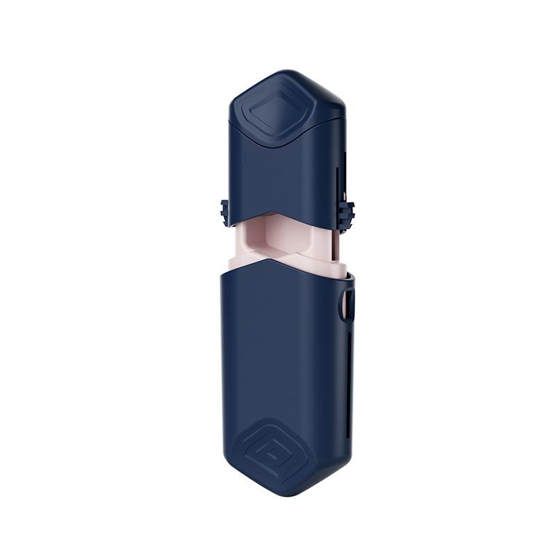 Portable Pill Cutter & Grinder: Compact Medication Box for Splitting, Grinding, and Dispensing Small Pills On-the-Go