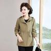 Women's Hooded Loose Jacket for Middle-aged and Elderly - Spring & Autumn 2026 Collection