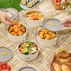 TAFUCO Stal Nierdzewna 316L Można Używać w Kuchence Mikrofalowej 4-Poziomowy Pojemnik na Lunch