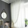 Practical Sheer Curtains Soft Fine Texture Breathable Polyester Transparent Window Draperies for Home