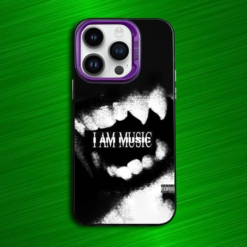 

I AM MUSIC P-Playboi Carti Phone Case For iPhone 16,15,14,13,12,11,Mini,Pro,MAX Purple Matte Silicone Cover iPhone11PRO