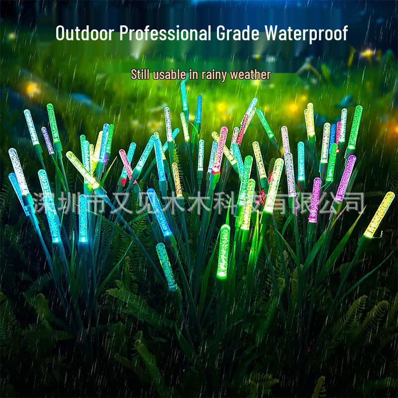 Solar Swaying Bubble Stick Garden Light