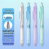 Zhibi DS-0179 Push-Type Gel Pen 0.5mm, Black, Quick-Drying, Silent, Smooth Tip for Practice.