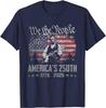 Abraham Lincoln spielt Gitarre 4. Juli 250. Jubiläum T-Shirt