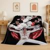 Coperta morbida in flanella retrò The King E-Elvis Presley, Coperta accogliente per letto, Divano, Divanetto, Camera da letto, Soggiorno, Viaggio, Picnic