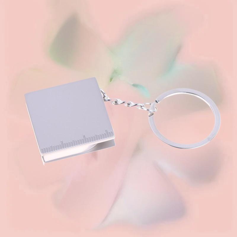 HOT 1/2PCS Key Ring Pull Ruler DIY Hand Gauging Tools Tape Measure Keychain Portable Measuring Tools Retractable Rule