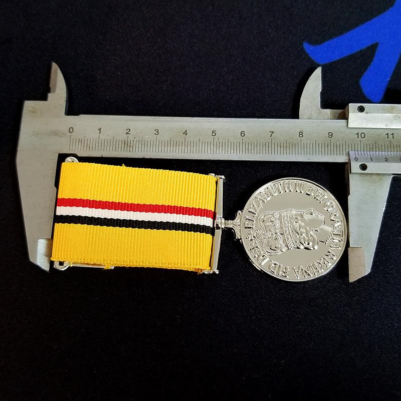 UK Odznaka Elżbiety metalowa odznaka Kolekcja pamiątek