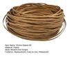 120FT Wicker Repair Kit Synthetic Embossing Rattan Fix Materials Waterproof DIY Rattan Chair Basket Furniture Basket Repair Plastic Flat Wicker