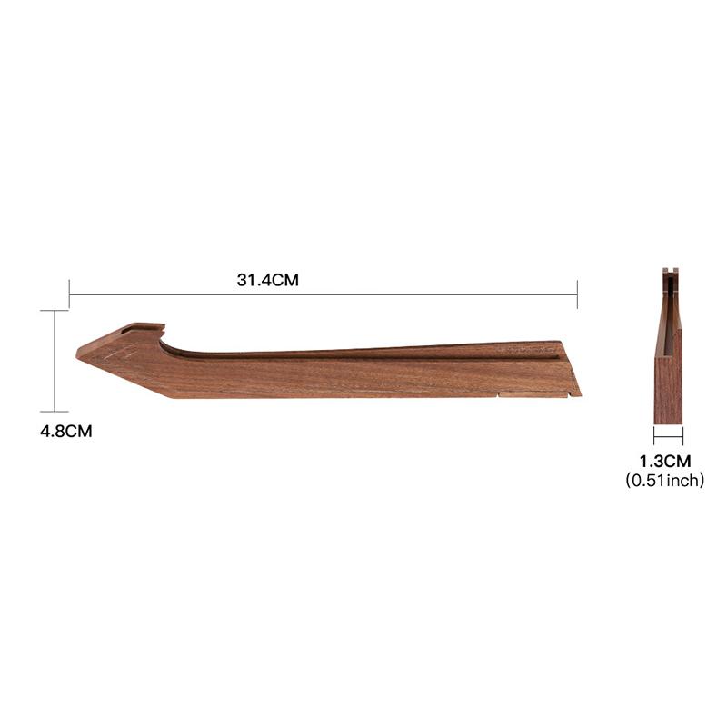 Kitchen Knife Protector Wooden Blade Guards Japanese Raw Fish Knife Rack Sashimi Knife Cover Wood Stand Walnut Knife Holder