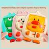 Baby Puzzle Toy Plastic Sliding Duck And Rabbit Appearance Block For Kids Ages 3 To 5