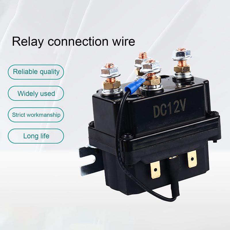 Winch Solenoid Relay Kit Practical Winch Solenoid Winch Control Box Sturdy Electric Winch Relay Automotive Relays Kit For Cars