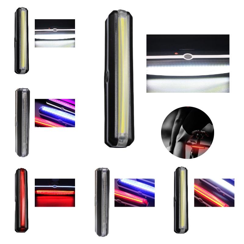 Energooszczędna ładowalna przez USB diodowa lampka rowerowa z doskonałą przewodnością cieplną