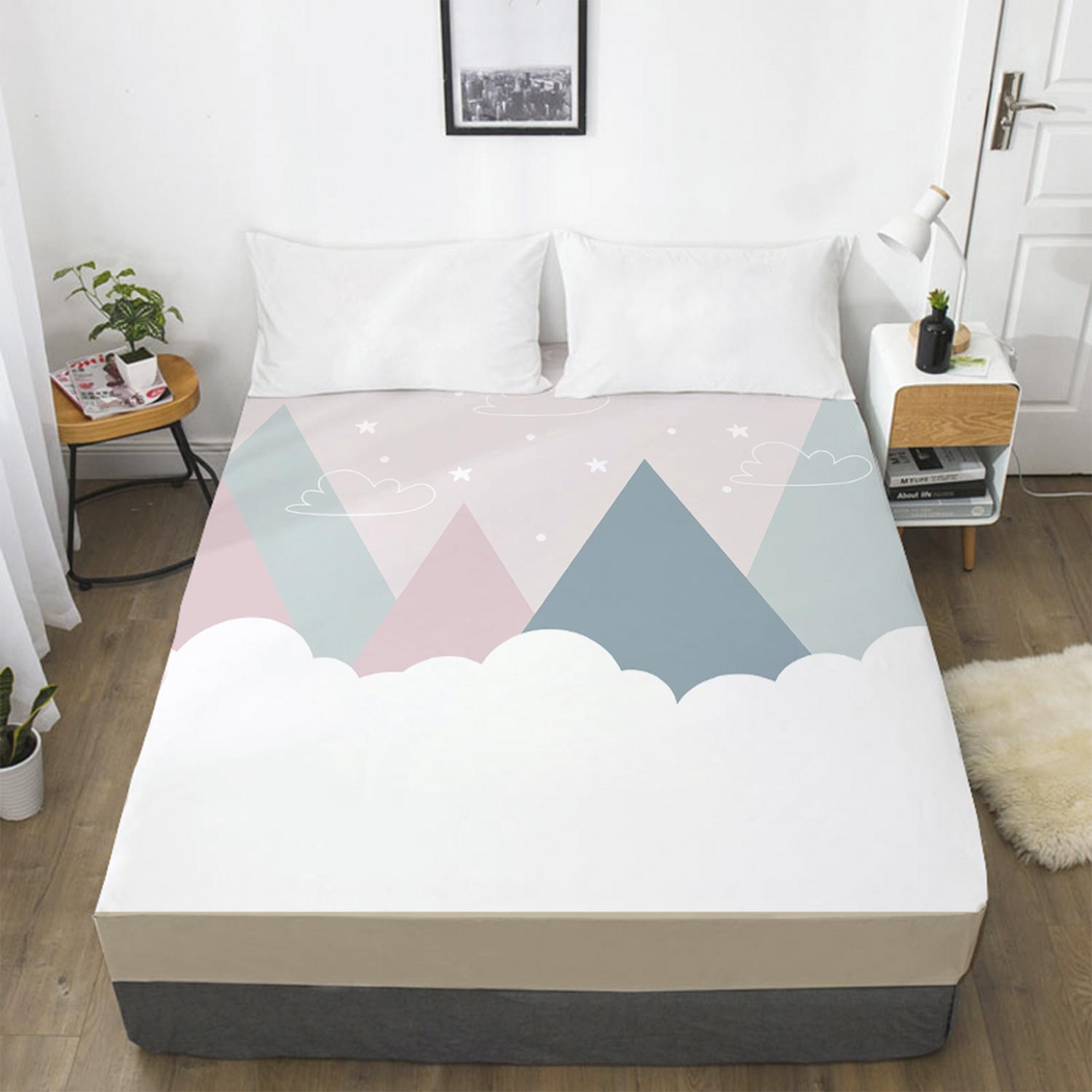 

3D-друкований дитячий мультяшний візерунок Постільна білизна Постільна білизна Постільна білизна Високоякісні друковані чохли для матраців Еластична стрічка Постільна білизна Домашній текстиль 90x200x25cm