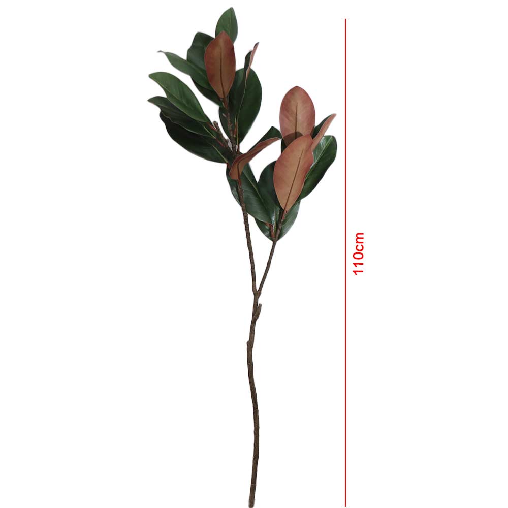Rubber Leaves Artificial Magnolia Plant Large Artificial Plants  Living Room