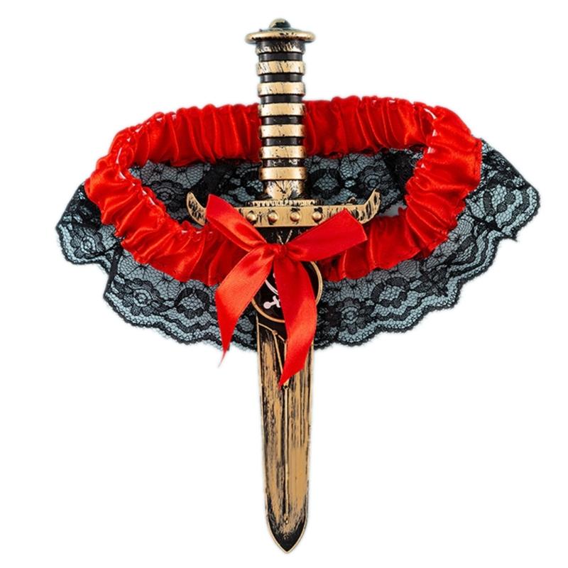 

Подвязка Подвязочный пояс для женщин Крутой пояс для чулок Лингери Регулируемая подвязка на бедро для ночного клуба красный