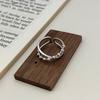 Retro Geometric Mobius Multi-layer Open Ring