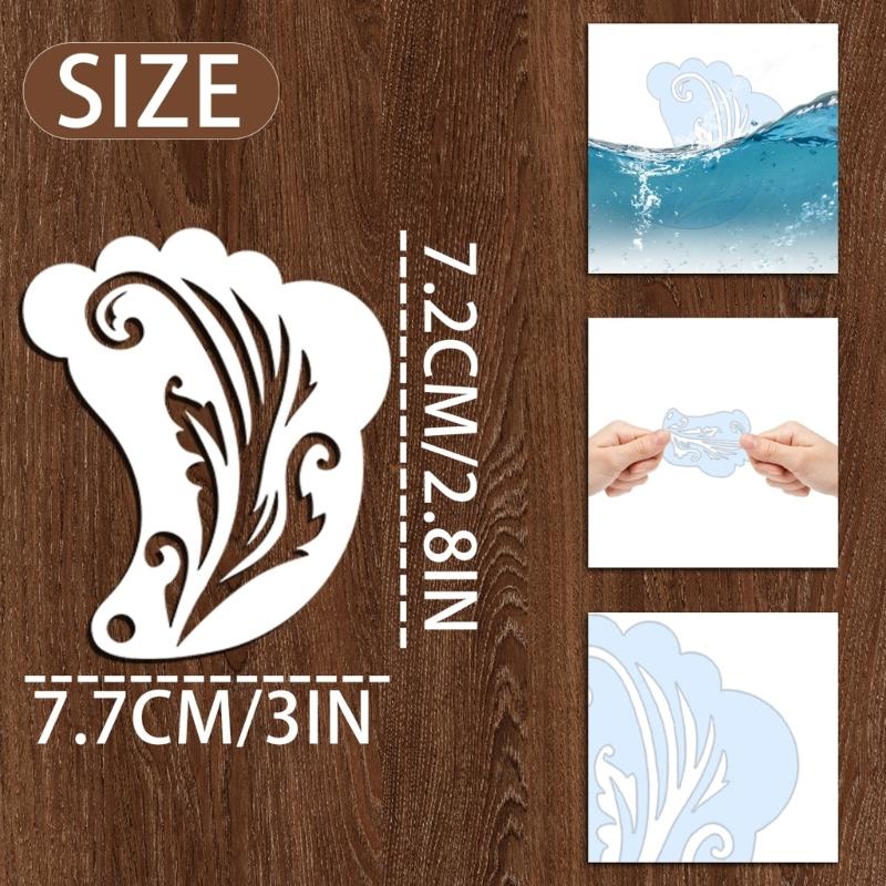 Face Art Templates with Smooth Surfaces Drawing Stencils for Easy Cleaning and Professional Cosmetic Applications