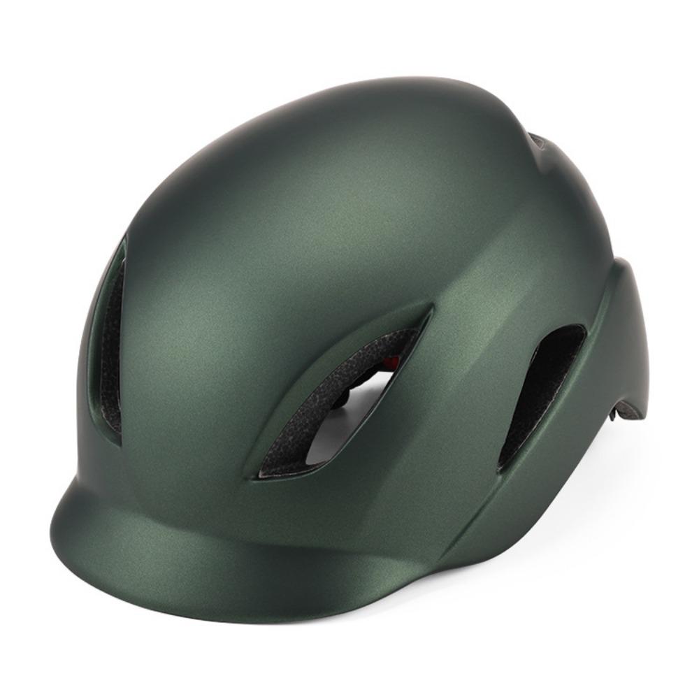 

City leisure commuter helmets, electric bicycle helmets, men s and women s cycling helmets, road bike helmets One Size оливковое зеленый