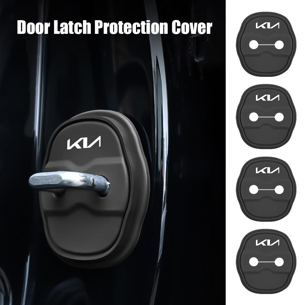 2/4 Piezas Almohadilla Absorbente de Golpes Silenciosa para Puerta Pestillo de Puerta de Silicona Protector de Puerta para Kia Sportage Ceed Picanto Rio ProCeed Niro 5 3 4