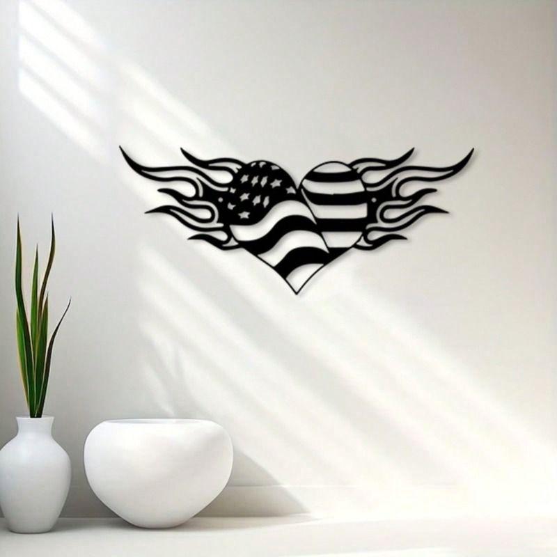 Iron Wrought Metal Art Handcrafted Decor