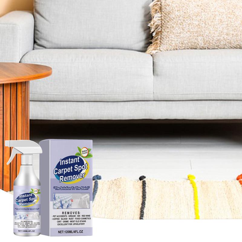 Carpet Stain Remover 120ml Rug Cleaner Spray Carpet Spots Cleaning Spray Carpet Cleaner Carpet Pet Stain Remover Removes Wine