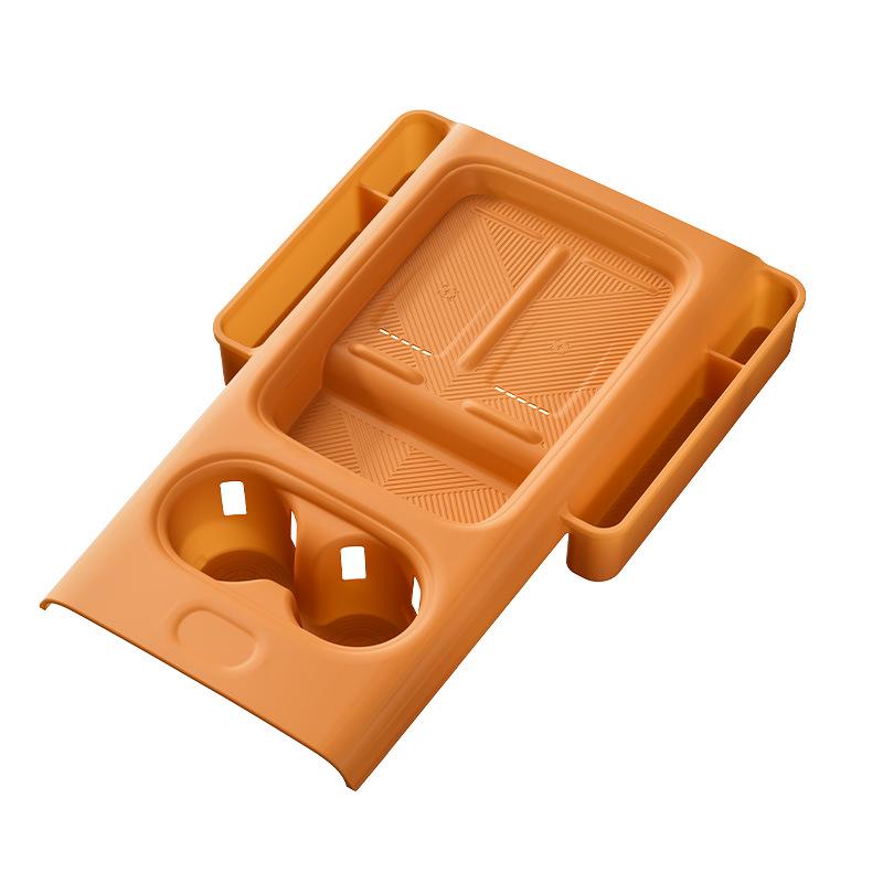Li Auto i6 Center Console Cup Holder Silicone Storage Mat - Fits 25 Models, Multifunctional Car Accessory