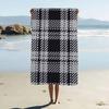 Schottischer Tartan-Print Mikrofaser Strandtuch Saugfähig Schnelltrocknend Weich Yoga Schwimmen Resort Bergsteigen Handtuch