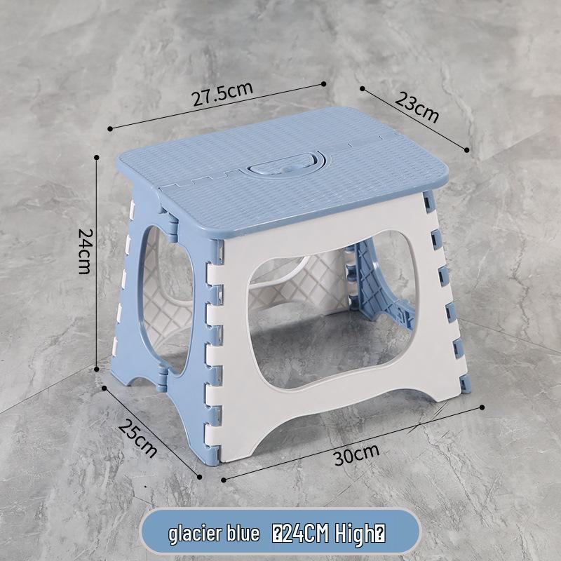 Portable Thickened Plastic Folding Stool for Adults and Children
