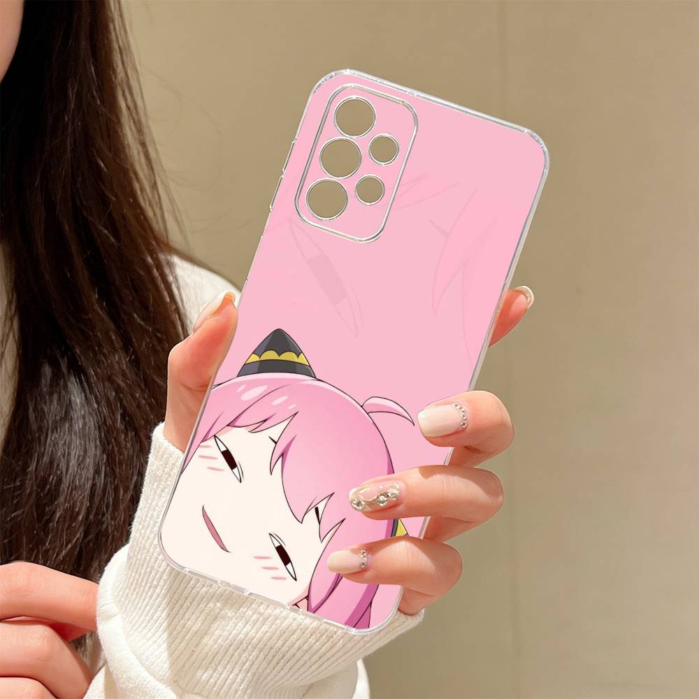 Chibi Girl Phone Case For Samsung S25,S24,S21,S22,S23,S30,Ultra,S20,Plus,Fe Transparent Cover