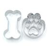 dog paw bone 2-piece set (opp)