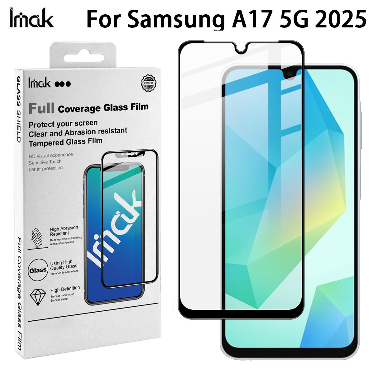 

Для Samsung Galaxy A17 5G 2025 Стекло IMAK Полное покрытие Закаленная стеклянная пленка Серия Pro+ Samsung A17 5G 2025