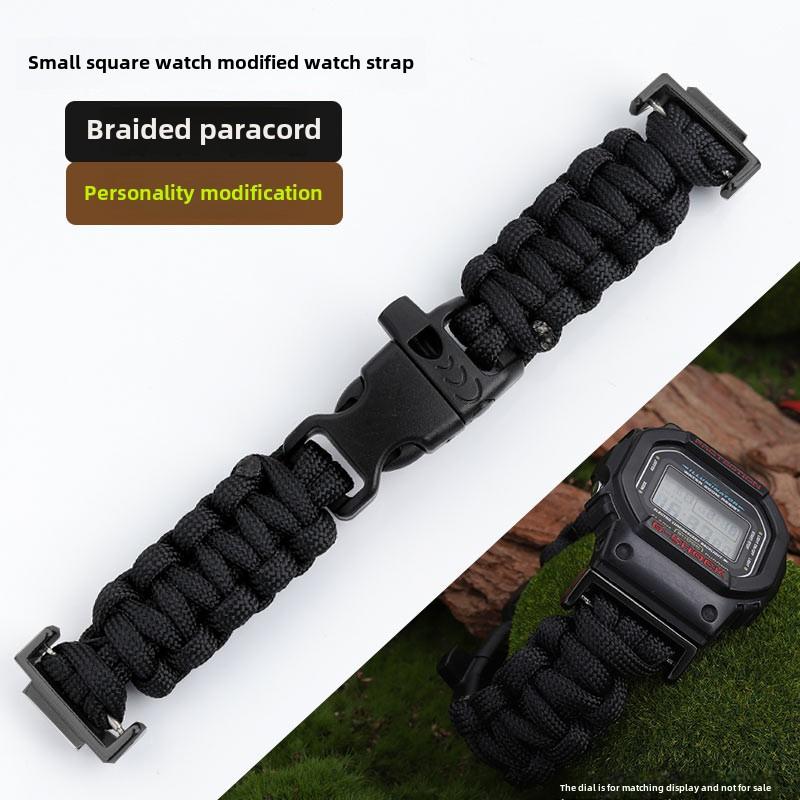 Woven nylon watch strap For Casio Gshock dw5600 GW-M5610 Ga100 GA2100 GM-5600 modify fabric dw-5600 Sports watchband accessories
