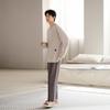 Men's Modal Long Sleeve Pajama Set – Outdoor Wearable, Plus Size, Loose Fit, Casual Homewear for Spring, Autumn, and Winter