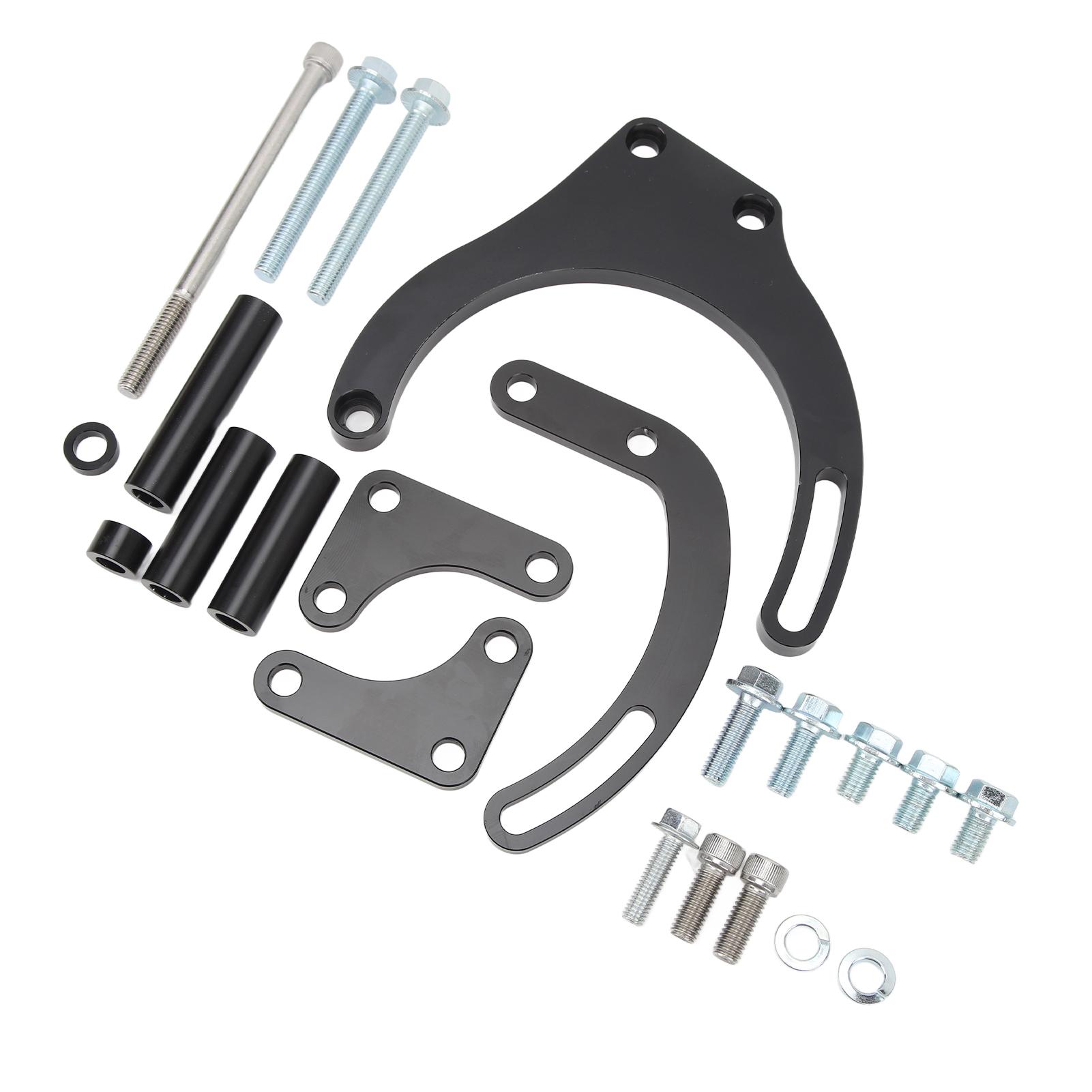 

Power Steering Pump Mounting Bracket Rugged Reliable Power Steering Pump Bracket Kit Replacement For Chevy Big Block чёрный
