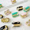 3D Подвеска-шарм Автобус со стразами K Золотой Капельный Сплав - Корейский Стиль Ювелирный Аксессуар