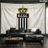 Sporting Charleroi Wall tapestry, aesthetic printed fabric blanket, suitable for bedroom, living room, and home decor.