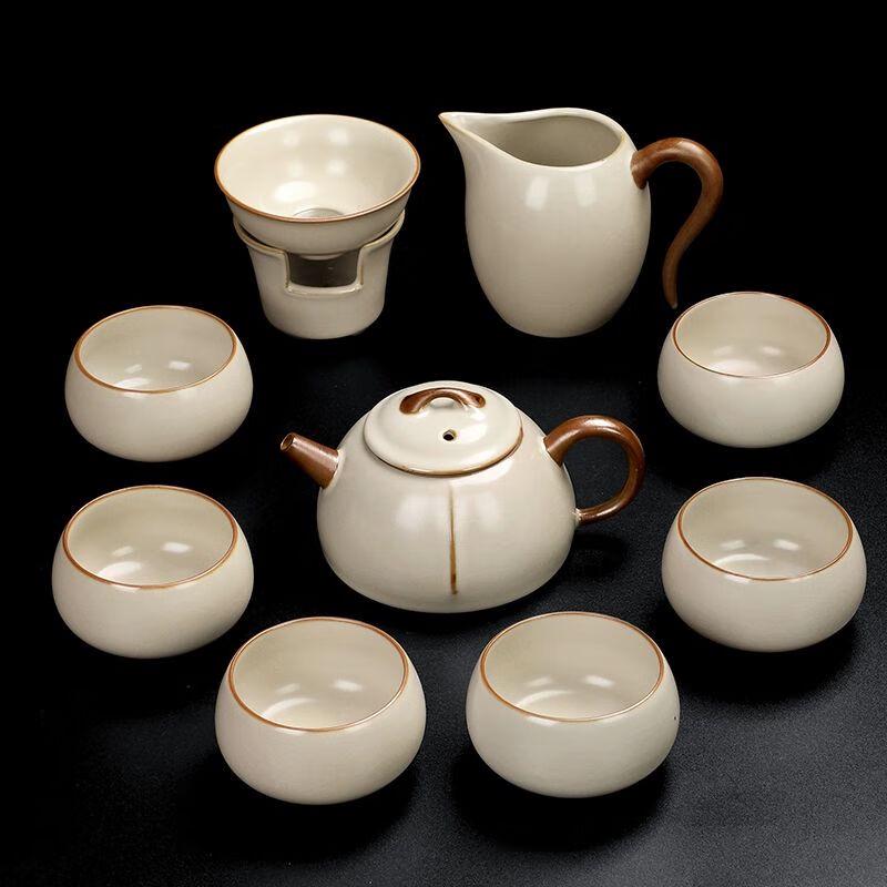 

Qianyu Ru Kiln Ceramic Kung Fu Tea Set