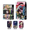 Original Demon Slayer Raster Card Anime Peripheral Cute Creativity Change Postcard Cartoon Collectible Game Raster Card Toy