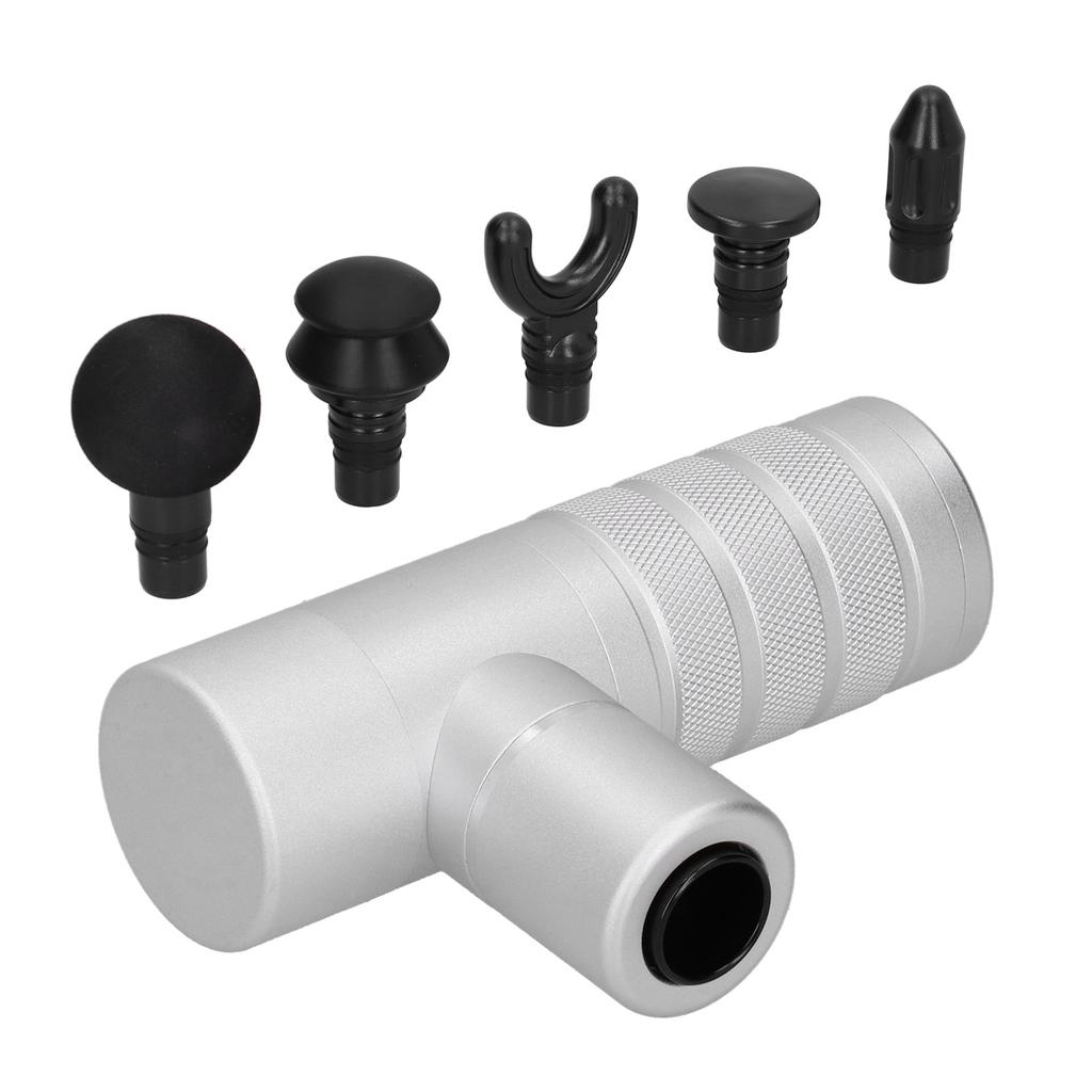 Mini Fascia Massager Aluminum Alloy Electric Vibration MultiGear USB Charging MultiFunction Massage