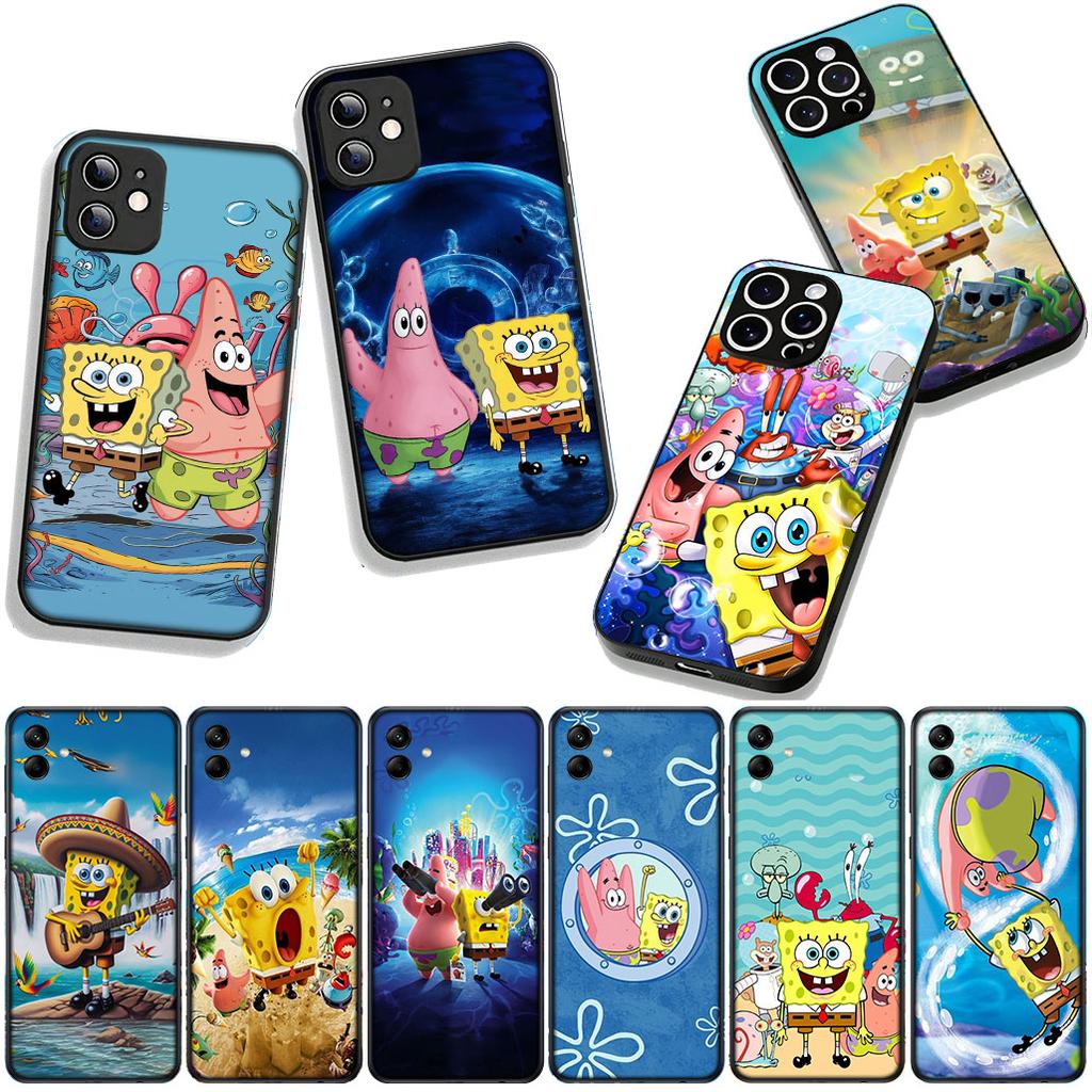 S-SpongeBobs S-SquarePant Sponges Bob for Motorola Moto G04 G13 G14 G22 G23 G32 G34 G35 G64 G82 G84 G53 G60 G72 E14 E15 E13 Case