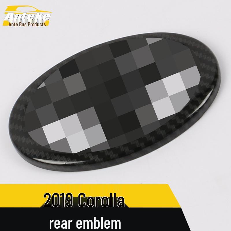 19 Corolla Zadní Emblém Ozdobná Nálepka: Dekorace zadních dveří a kufru