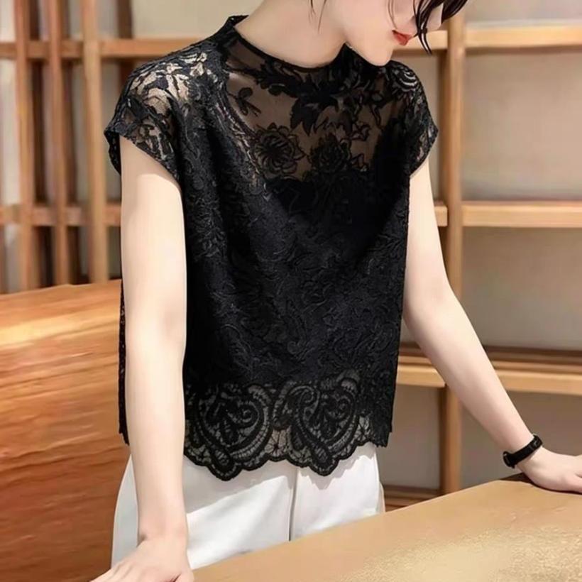 A sophisticated, fashionable, and uniquely designed Korean versatile summer stunning top