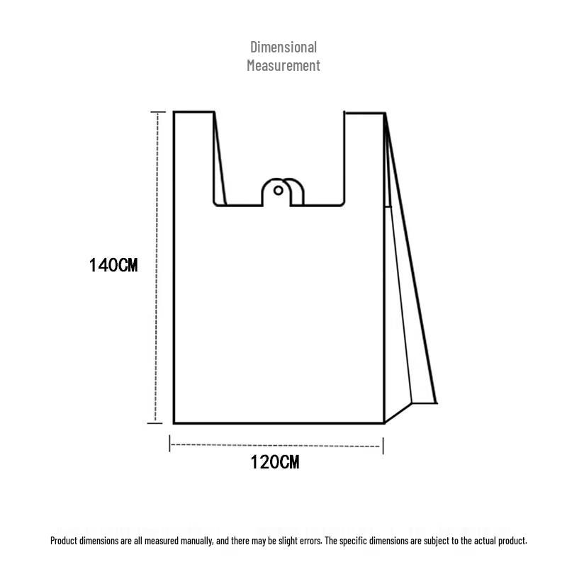 Transparent Thickened Vest-Style Household Garbage Bags