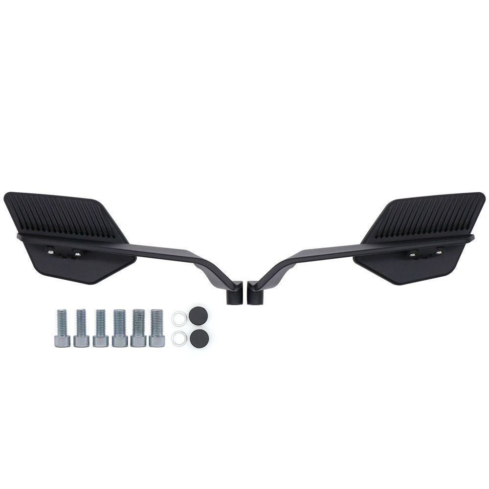 Reversible Stealth Winglets Mirror Aluminum Zinc Zinc Alloy Rearview Mirror  Motorcycle Modification