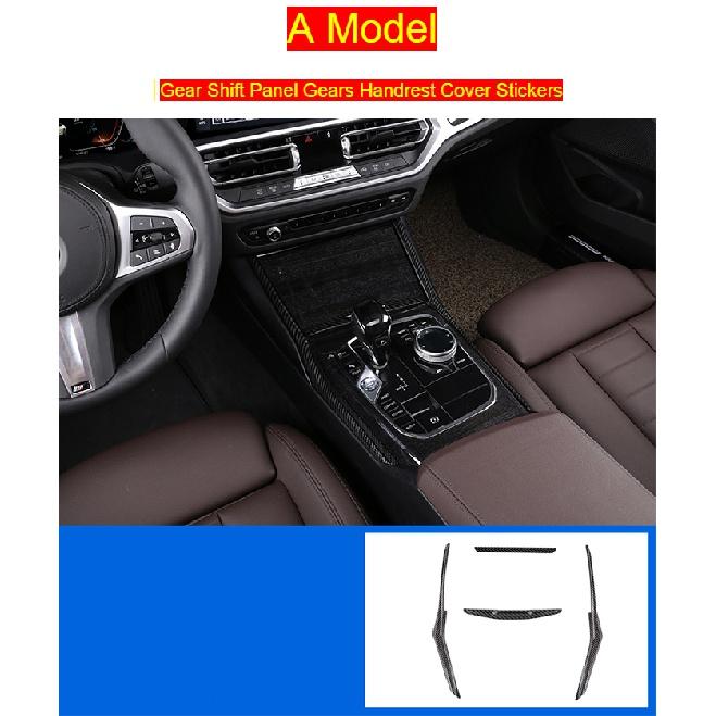 Carbon Faser Für BMW 3 Serie G20 G28 Innen lenkrad Taste rahmen Air outlet panel Abdeckung Trim Aufkleber Auto