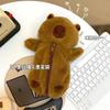 Original Snuggly Capybara Pen Handbag Big Capacity Pencil Case Multifunctional Stationery Storage Backpack Pen Tote Surprise