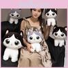 Adorable Doudou Cat Plush Pillow Doll Soft Pp Cotton Stuffed Toy For Kids